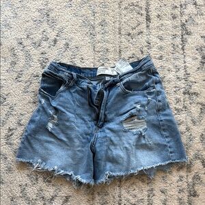 Distressed Denim Women's Shorts